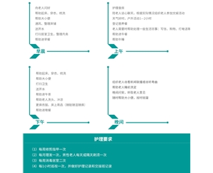 一级护理（全护理）服务项目